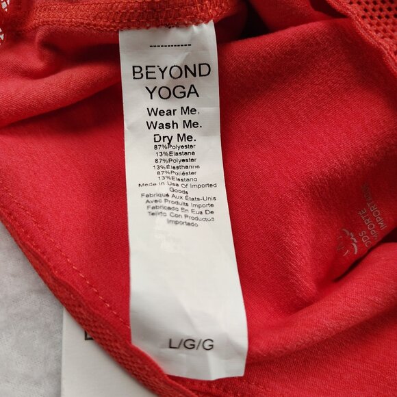 NEW Beyond Yoga Spacedye Allure Lace-Trim High Waisted Leggings Sz Large - Picture 10 of 15